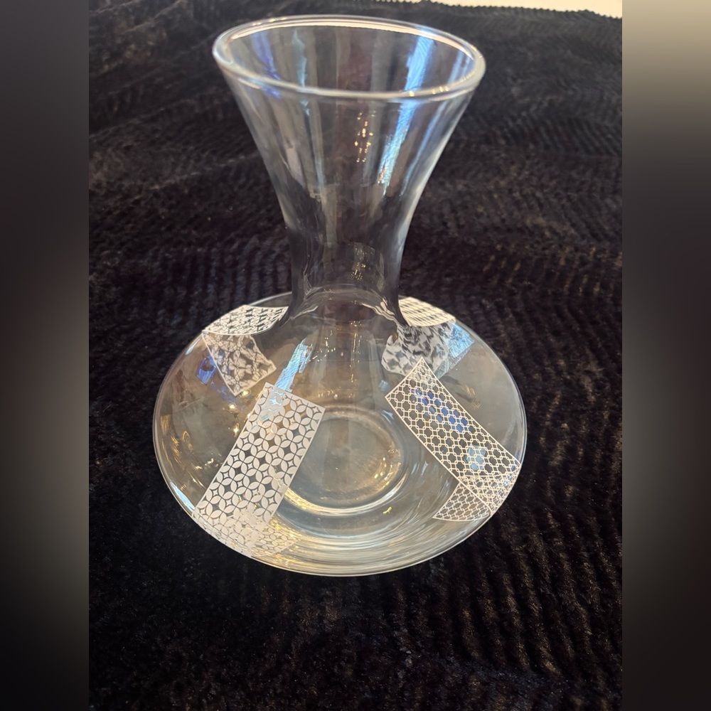 Vintage retro Mcm Luigi Bormioli wine glass decanter